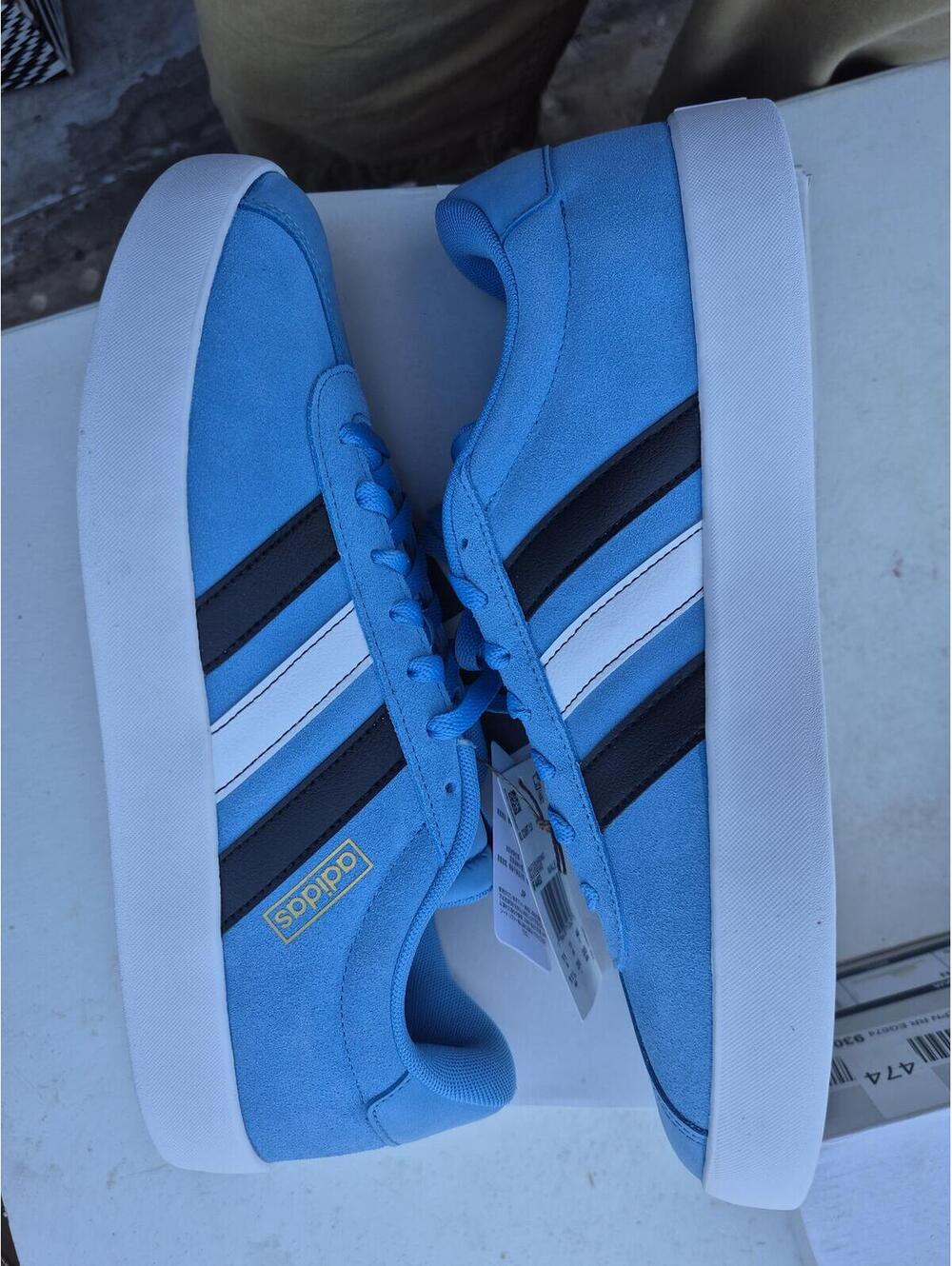 Adidas VL Court 3.0 Skateboarding Shoes in Blue, Size 11.5 - Picture 5 of 9